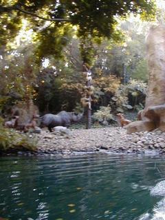 Rhinocerous and explorers on jungle cruise<br>Location: <a href="https://www.google.com/maps/search/?api=1&query=33.81077,-117.92004" target="_new">Disneyland</a>